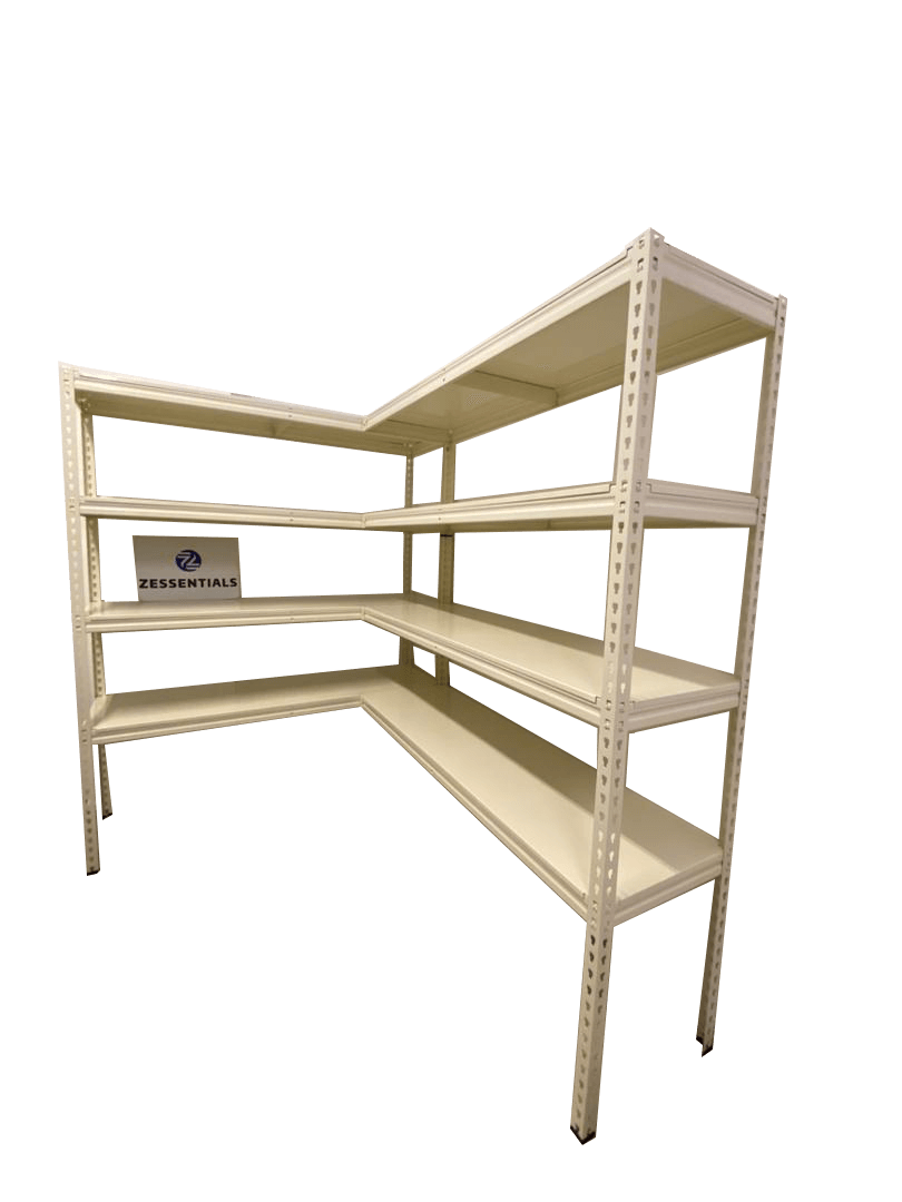 ZRack Boltless Storage Rack 4 Tier (GM Series L Shape With No Center